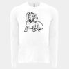 6411 - Next Level Unisex Sueded Long-Sleeve Crew Thumbnail