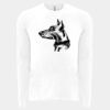 6411 - Next Level Unisex Sueded Long-Sleeve Crew Thumbnail