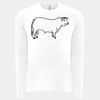 6411 - Next Level Unisex Sueded Long-Sleeve Crew Thumbnail