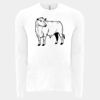 6411 - Next Level Unisex Sueded Long-Sleeve Crew Thumbnail