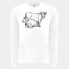 6411 - Next Level Unisex Sueded Long-Sleeve Crew Thumbnail