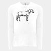 6411 - Next Level Unisex Sueded Long-Sleeve Crew Thumbnail