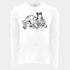 6411 - Next Level Unisex Sueded Long-Sleeve Crew Thumbnail