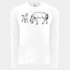 6411 - Next Level Unisex Sueded Long-Sleeve Crew Thumbnail