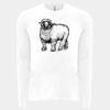 6411 - Next Level Unisex Sueded Long-Sleeve Crew Thumbnail