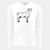 6411 - Next Level Unisex Sueded Long-Sleeve Crew Thumbnail