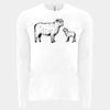 6411 - Next Level Unisex Sueded Long-Sleeve Crew Thumbnail
