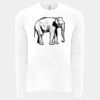 6411 - Next Level Unisex Sueded Long-Sleeve Crew Thumbnail