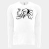 6411 - Next Level Unisex Sueded Long-Sleeve Crew Thumbnail