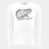 6411 - Next Level Unisex Sueded Long-Sleeve Crew Thumbnail