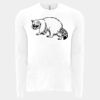 6411 - Next Level Unisex Sueded Long-Sleeve Crew Thumbnail