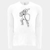 6411 - Next Level Unisex Sueded Long-Sleeve Crew Thumbnail
