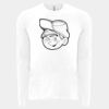 6411 - Next Level Unisex Sueded Long-Sleeve Crew Thumbnail