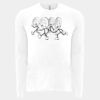 6411 - Next Level Unisex Sueded Long-Sleeve Crew Thumbnail