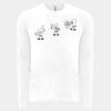 6411 - Next Level Unisex Sueded Long-Sleeve Crew Thumbnail