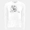 6411 - Next Level Unisex Sueded Long-Sleeve Crew Thumbnail