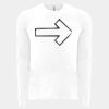 6411 - Next Level Unisex Sueded Long-Sleeve Crew Thumbnail