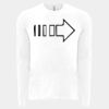 6411 - Next Level Unisex Sueded Long-Sleeve Crew Thumbnail