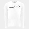 6411 - Next Level Unisex Sueded Long-Sleeve Crew Thumbnail