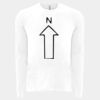 6411 - Next Level Unisex Sueded Long-Sleeve Crew Thumbnail