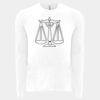 6411 - Next Level Unisex Sueded Long-Sleeve Crew Thumbnail