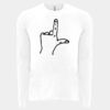 6411 - Next Level Unisex Sueded Long-Sleeve Crew Thumbnail