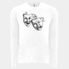 6411 - Next Level Unisex Sueded Long-Sleeve Crew Thumbnail