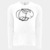 6411 - Next Level Unisex Sueded Long-Sleeve Crew Thumbnail
