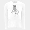 6411 - Next Level Unisex Sueded Long-Sleeve Crew Thumbnail