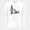 6411 - Next Level Unisex Sueded Long-Sleeve Crew Thumbnail