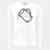 6411 - Next Level Unisex Sueded Long-Sleeve Crew Thumbnail