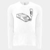 6411 - Next Level Unisex Sueded Long-Sleeve Crew Thumbnail