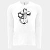 6411 - Next Level Unisex Sueded Long-Sleeve Crew Thumbnail