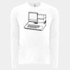 6411 - Next Level Unisex Sueded Long-Sleeve Crew Thumbnail