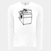 6411 - Next Level Unisex Sueded Long-Sleeve Crew Thumbnail