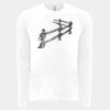 6411 - Next Level Unisex Sueded Long-Sleeve Crew Thumbnail