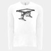 6411 - Next Level Unisex Sueded Long-Sleeve Crew Thumbnail