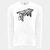 6411 - Next Level Unisex Sueded Long-Sleeve Crew Thumbnail