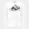 6411 - Next Level Unisex Sueded Long-Sleeve Crew Thumbnail