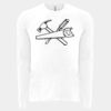 6411 - Next Level Unisex Sueded Long-Sleeve Crew Thumbnail