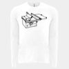 6411 - Next Level Unisex Sueded Long-Sleeve Crew Thumbnail