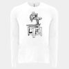 6411 - Next Level Unisex Sueded Long-Sleeve Crew Thumbnail