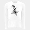 6411 - Next Level Unisex Sueded Long-Sleeve Crew Thumbnail