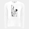 6411 - Next Level Unisex Sueded Long-Sleeve Crew Thumbnail