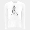 6411 - Next Level Unisex Sueded Long-Sleeve Crew Thumbnail