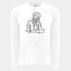 6411 - Next Level Unisex Sueded Long-Sleeve Crew Thumbnail