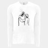6411 - Next Level Unisex Sueded Long-Sleeve Crew Thumbnail