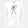 6411 - Next Level Unisex Sueded Long-Sleeve Crew Thumbnail