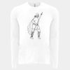 6411 - Next Level Unisex Sueded Long-Sleeve Crew Thumbnail