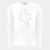 6411 - Next Level Unisex Sueded Long-Sleeve Crew Thumbnail